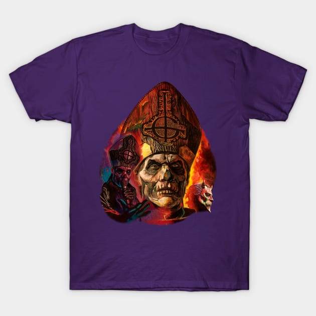 Ghost Collage T-Shirt by Chris Hoffman Art